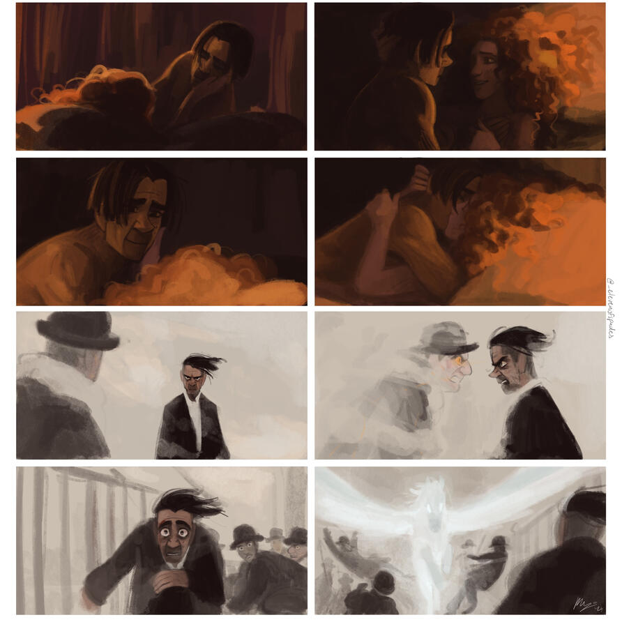 Fanfic light studies - January 2025