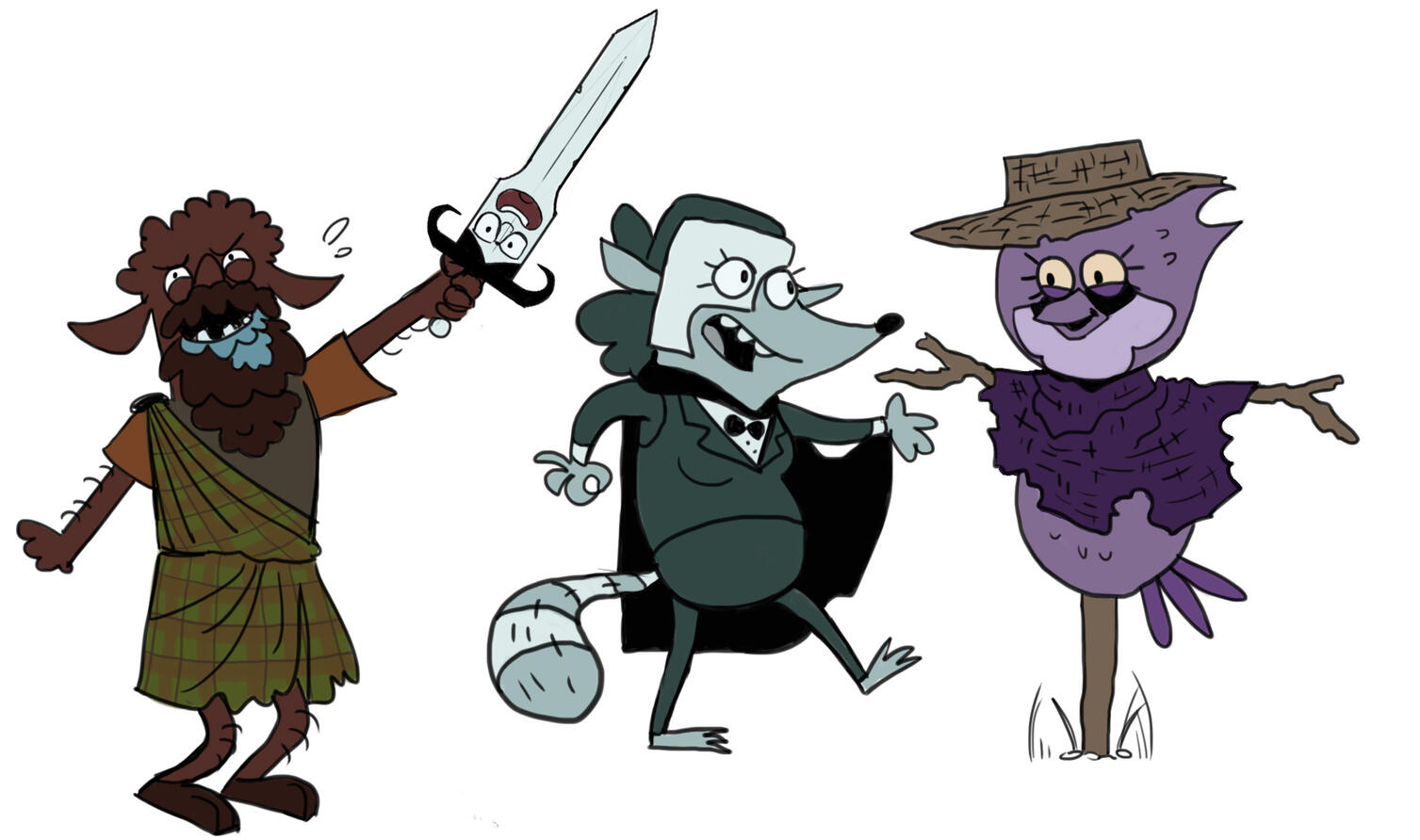 Friends and classmates for "Regular Show" (2) - October 2023