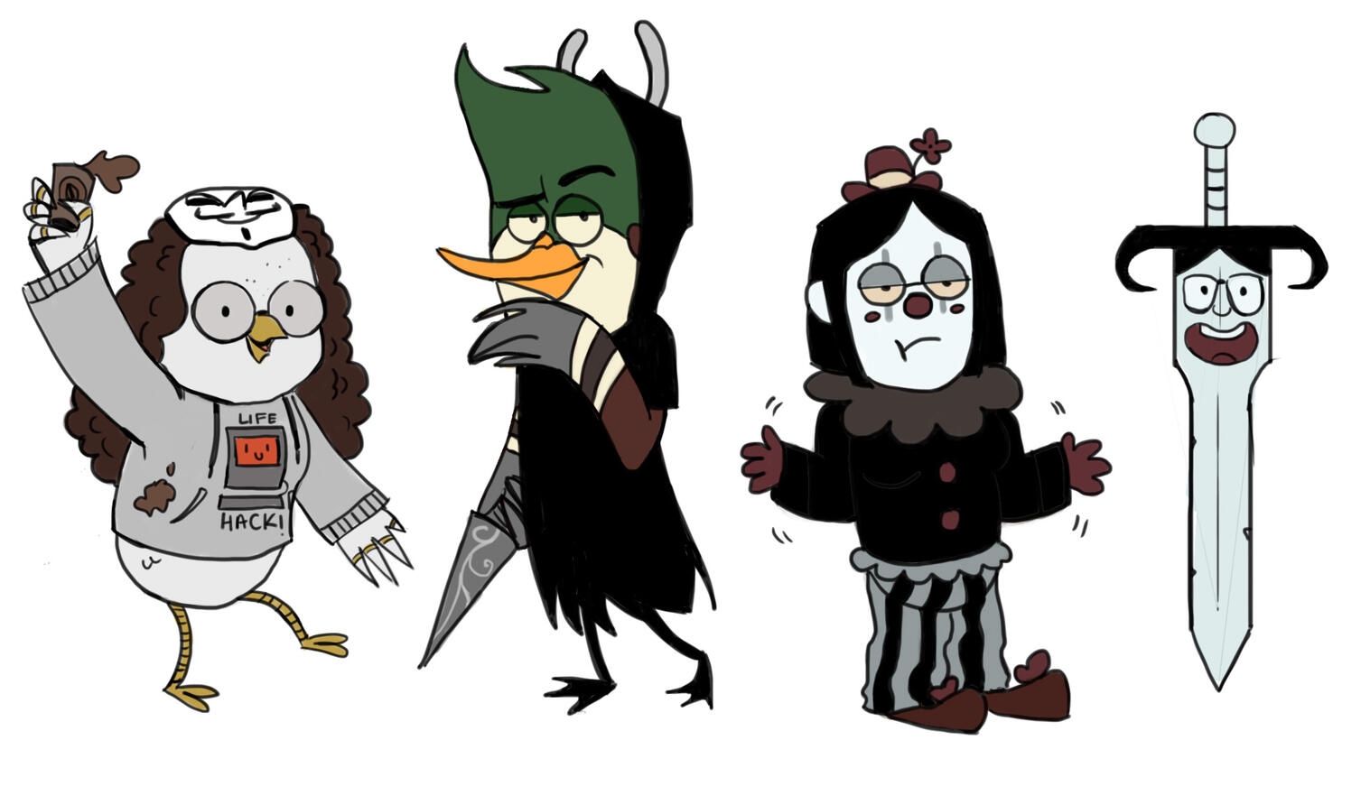 Friends and classmates for "Regular Show" (1) - October 2023