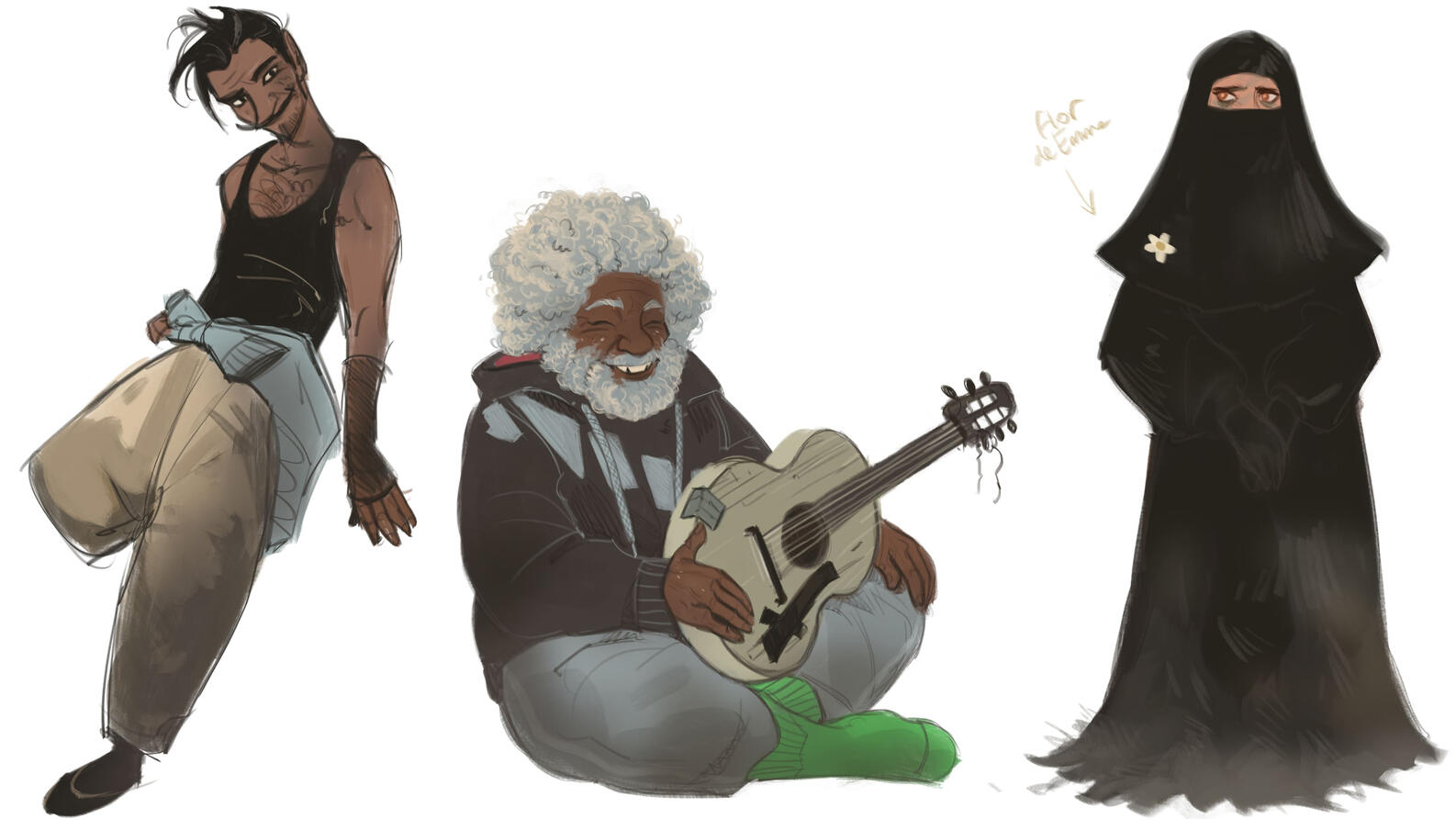 Indigent character designs (1) - January 2024